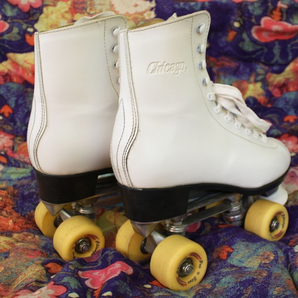 Chicago Pro Star Womens Classic Roller Skates Whit - Picture 5 of 6